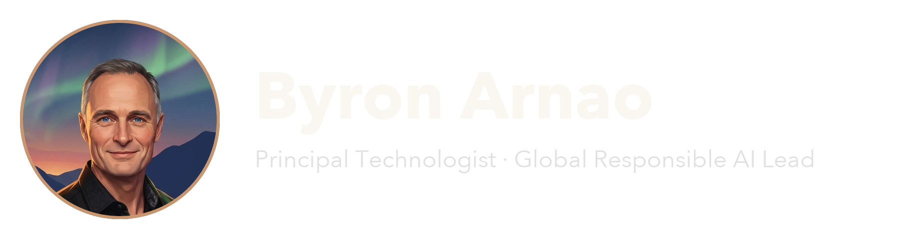 Transparent lockup, cream text